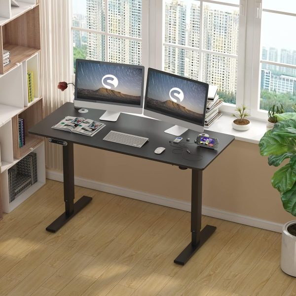 Height adjustable electric desk
