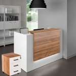 1800mm reception desk with a sleek, professional design, perfect for welcoming guests and managing office tasks.