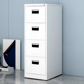 4-Drawer Filing Office Cabinet with lockable drawers, designed for secure and organized document storage.