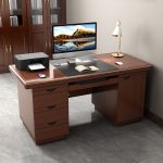 Executive Office Desk 1200mm with spacious work surface, built-in storage, and modern design