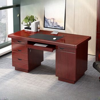Executive Office Desk 1200mm with spacious work surface, built-in storage, and modern design