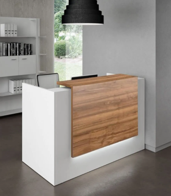 1800mm reception desk with a sleek, professional design, perfect for welcoming guests and managing office tasks.