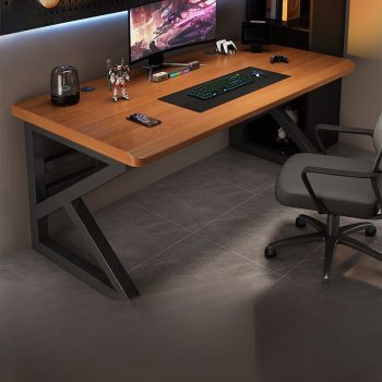 Business-grade computer desk with durable construction, large workspace, and ergonomic design for professional use in offices or home offices.