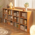 Standard office bookcase with multiple shelves, designed for organizing books, files, and office essentials in a professional workspace.