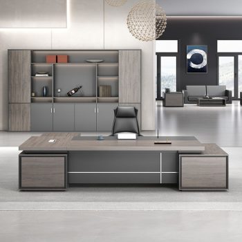 A spacious Premium 1800mm office desk, featuring a sleek design with ample workspace, perfect for modern office environments.