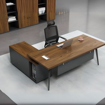 1800mm premium executive desk with a sleek design, spacious work surface, and modern finishes, ideal for a professional office setting.
