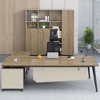 1800mm efficient home office desk with a spacious work surface, built-in storage, and sleek modern design for a productive workspace.