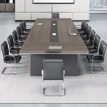 4.8 Meters Modern Boardroom Table with a sleek design, spacious surface, and high-quality finish for executive meetings.