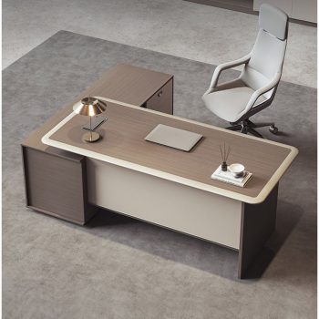 Deluxe 1600mm office desk with a modern design, offering ample workspace and a sleek, professional look for any office.