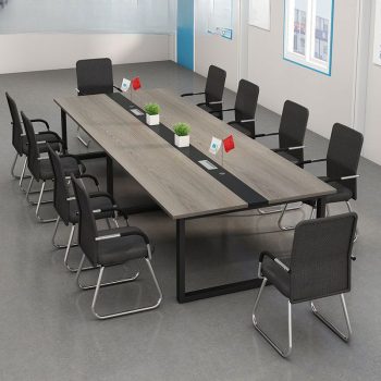 Corporate discussion table designed for meetings, offering ample space for collaboration and discussion.