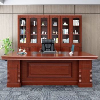 1800mm large executive desk with ample workspace and built-in storage, designed for a modern office.
