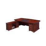 A sleek 1400mm contemporary executive office desk with a spacious work surface, modern design, and high-quality materials for a professional workspace.
