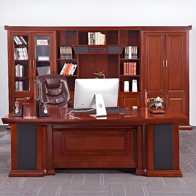 Contemporary 1400mm Executive Office Desk A sleek 1400mm contemporary executive office desk with a spacious work surface, modern design, and high-quality materials for a professional workspace.