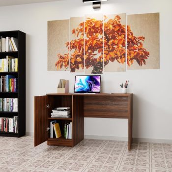Home Office Study Desk - 120cm x 60cm, minimalist design with a spacious workspace, perfect for home offices or study areas.