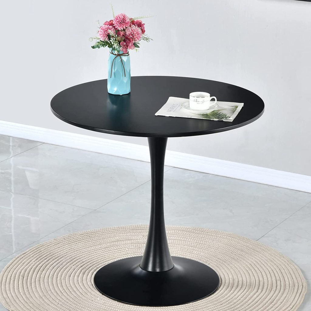 A stylish mid-century dining coffee table with a sleek wood finish, featuring clean lines and tapered legs, ideal for modern living spaces.