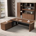 A modern 1600mm corporate work desk with a spacious surface, clean lines, and built-in cable management, ideal for professional workspaces.