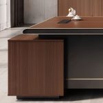 A modern 1600mm corporate work desk with a spacious surface, clean lines, and built-in cable management, ideal for professional workspaces.