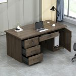 A sleek 1400mm Executive Office Desk with a modern design, spacious work surface, and sturdy build, perfect for professional office spaces.