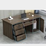 A sleek 1400mm Executive Office Desk with a modern design, spacious work surface, and sturdy build, perfect for professional office spaces.