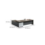 A spacious 1800mm stylish office desk with a sleek, modern design and ample workspace, perfect for a professional office setting.