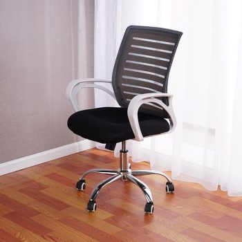 A strong mid-back mesh office chair designed for comfort and support, featuring breathable mesh fabric and adjustable features for all-day use.