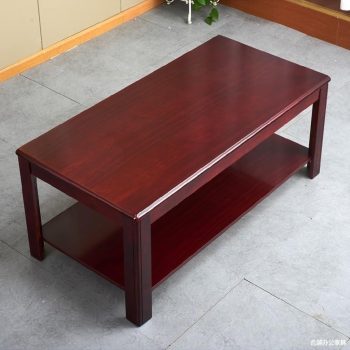 Stylish wooden office coffee table, perfect for meetings and receptions.