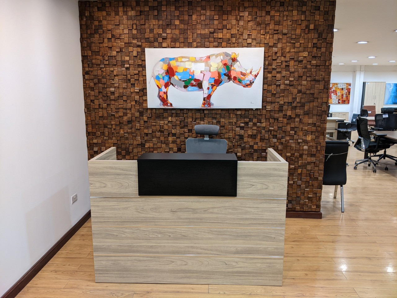 1.2 Meters Office Reception Desk - Primo Shop Furniture Shop in Kenya