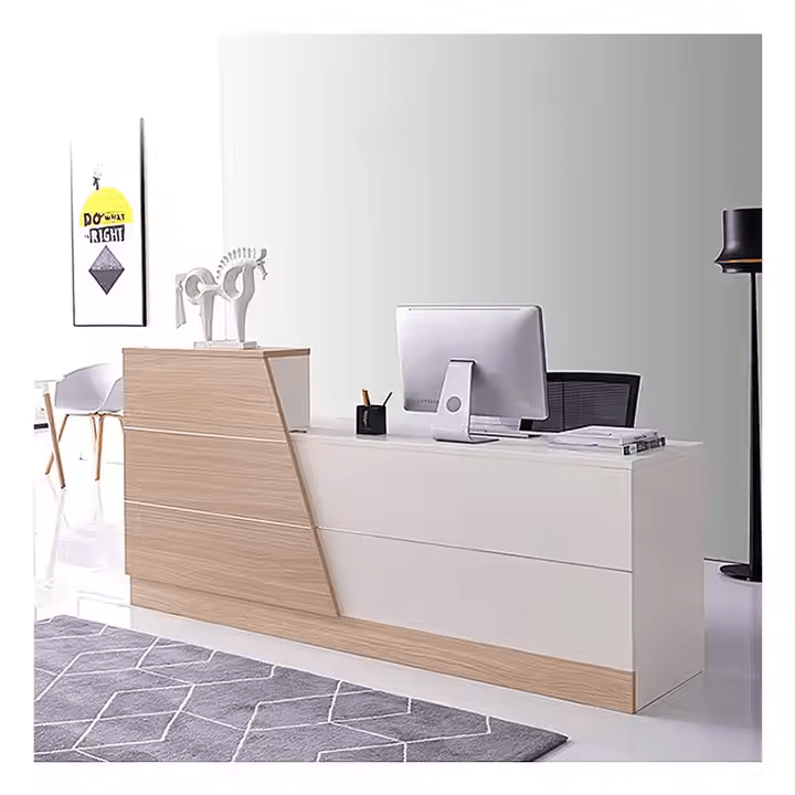 2.4 Meters Office Reception Desk - Primo Shop Furniture Shop in Kenya