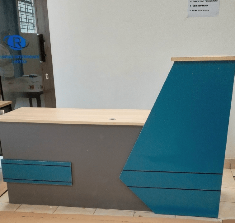 2.4 Meters Office Reception Desk - Primo Shop Furniture Shop in Kenya