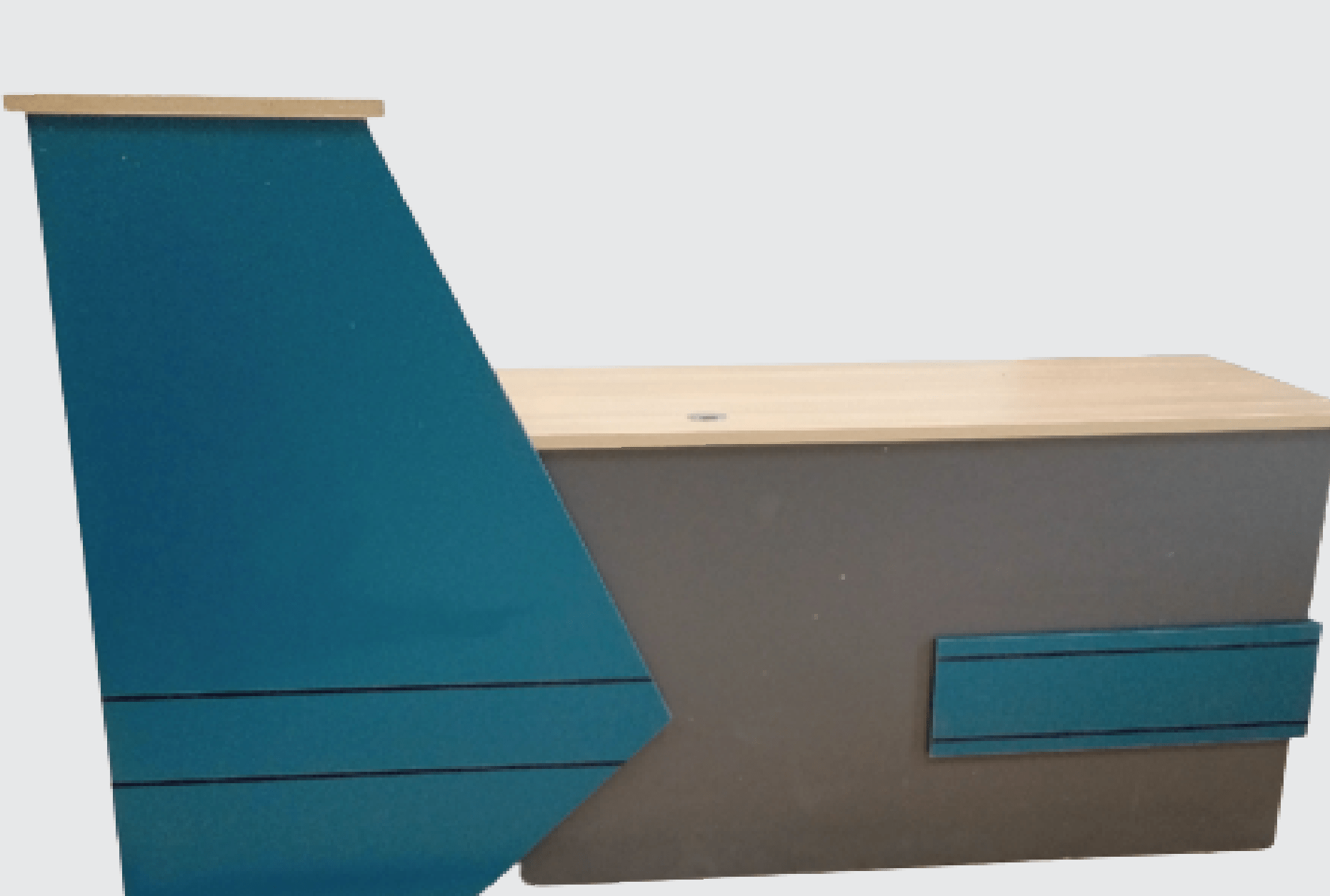 2.4 Meters Office Reception Desk - Primo Shop Furniture Shop in Kenya