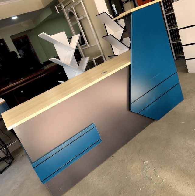 2.4 Meters Office Reception Desk - Primo Shop Furniture Shop in Kenya