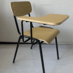 Wooden Chair With Writing Surface - Image 9