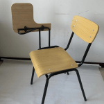 Wooden Chair With Writing Surface - Image 8