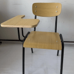 Wooden Chair With Writing Surface - Image 10