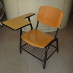 Wooden Chair With Writing Surface - Image 13