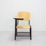 Wooden Chair With Writing Surface - Image 12